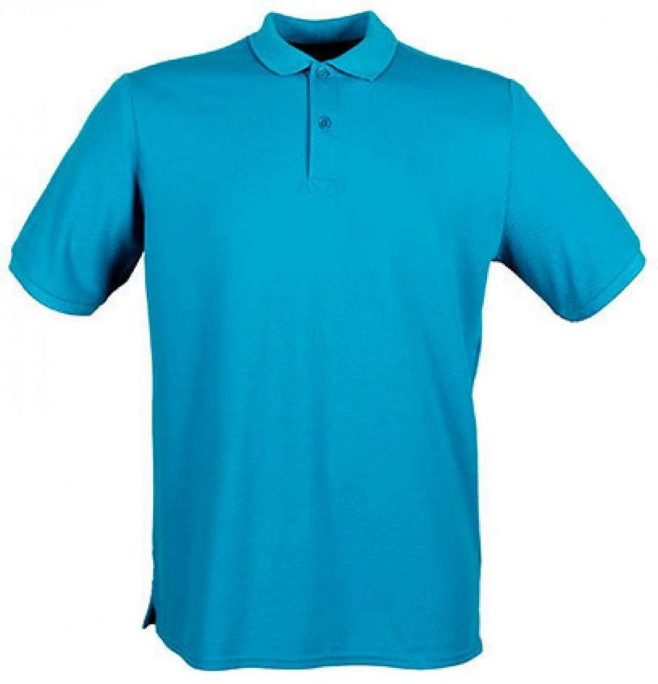 Henbury Poloshirt Herren Modern Fit Cotton Microfine-Piqué Polo Shirt von Henbury