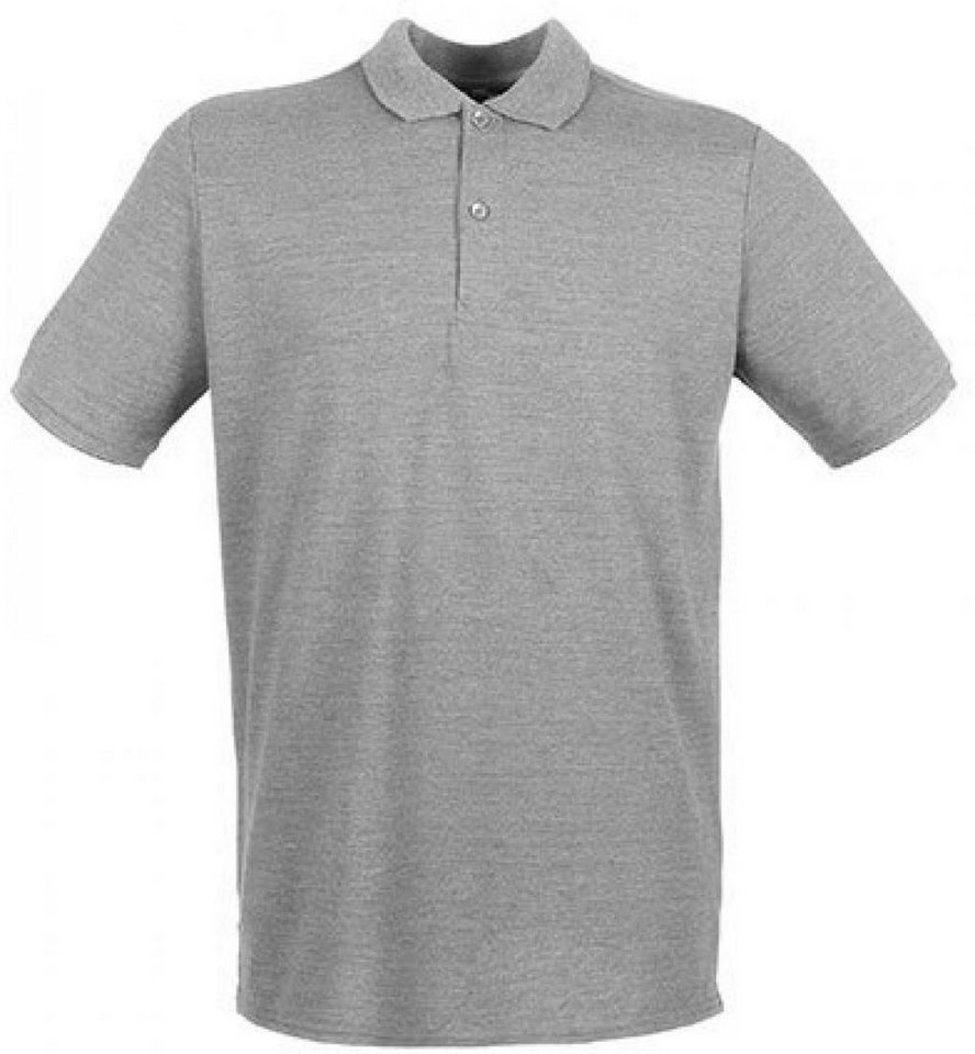 Henbury Poloshirt Herren Modern Fit Cotton Microfine-Piqué Polo Shirt von Henbury