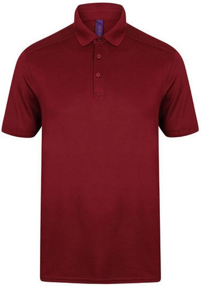 Henbury Poloshirt Herren Stretch Polo Shirt + Wick Finish von Henbury