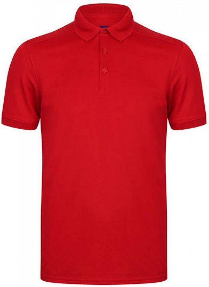 Henbury Poloshirt Herren Stretch Polo Shirt + Wick Finish von Henbury