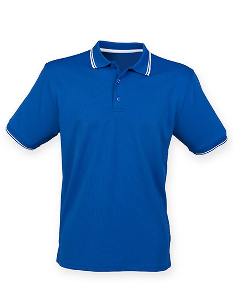 Henbury Poloshirt Men´s Coolplus® Short Sleeved Tipped Polo Shirt von Henbury