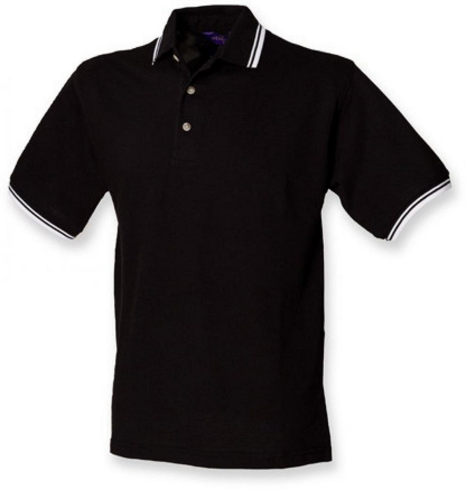 Henbury Poloshirt Tipped Collar And Cuff Poloshirt Herren von Henbury