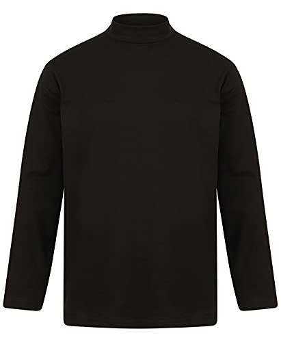 HenburyHerren Langarmshirt Schwarz Schwarz von Henbury