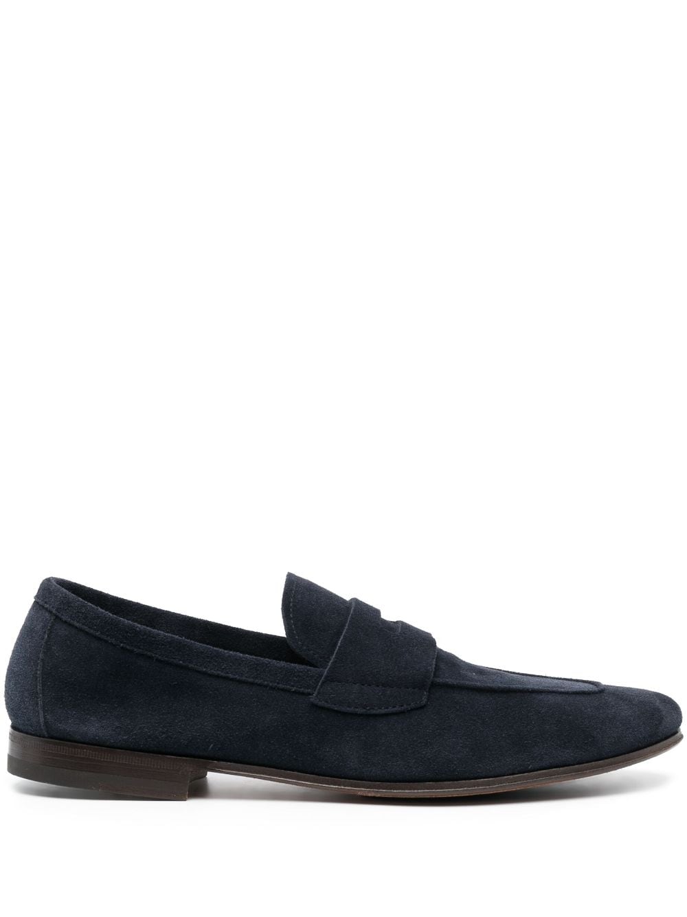 Henderson Baracco Capri Loafer aus Wildleder - Blau von Henderson Baracco