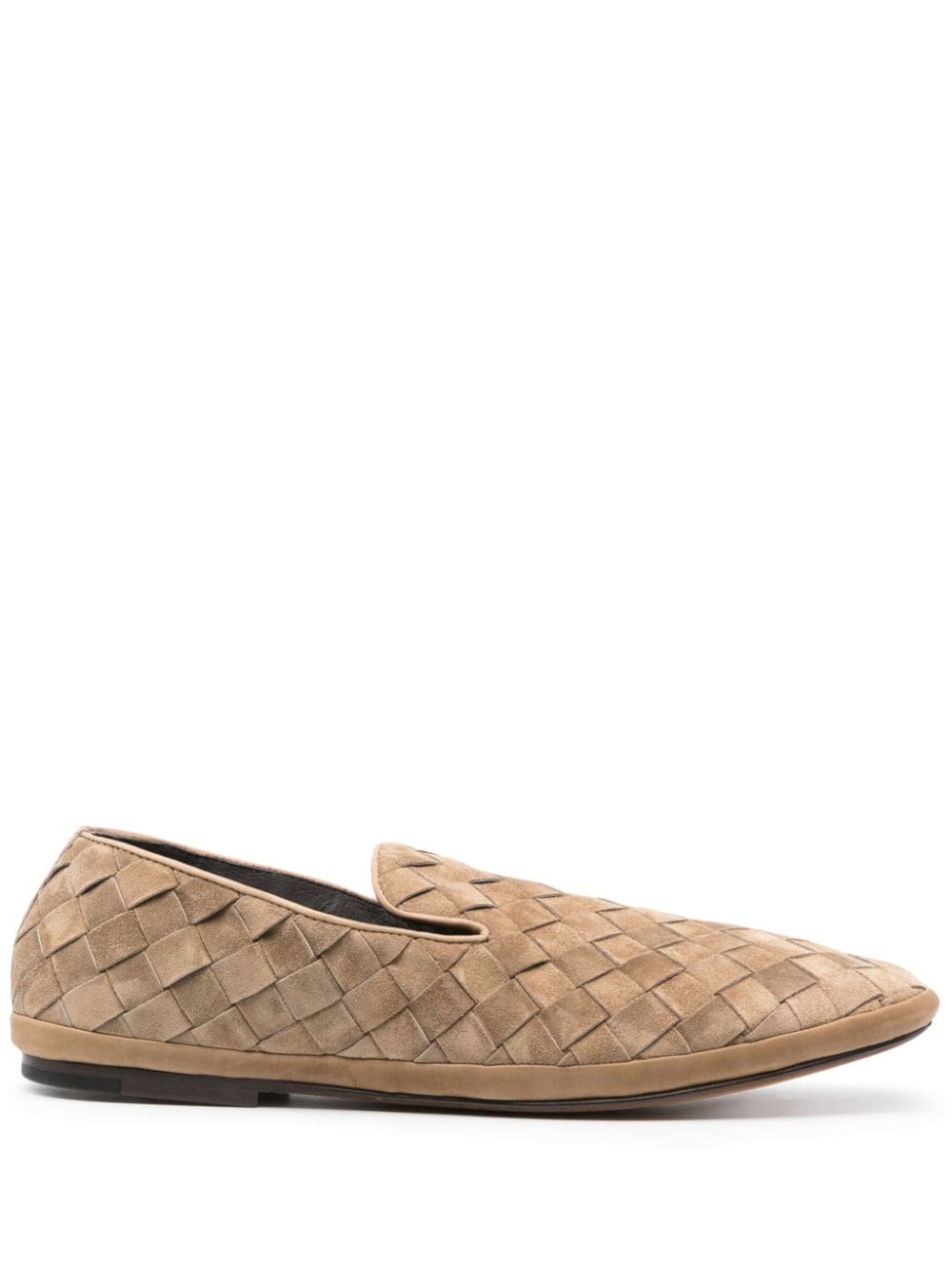 Henderson Baracco Guinea Loafer aus Wildleder - Nude von Henderson Baracco