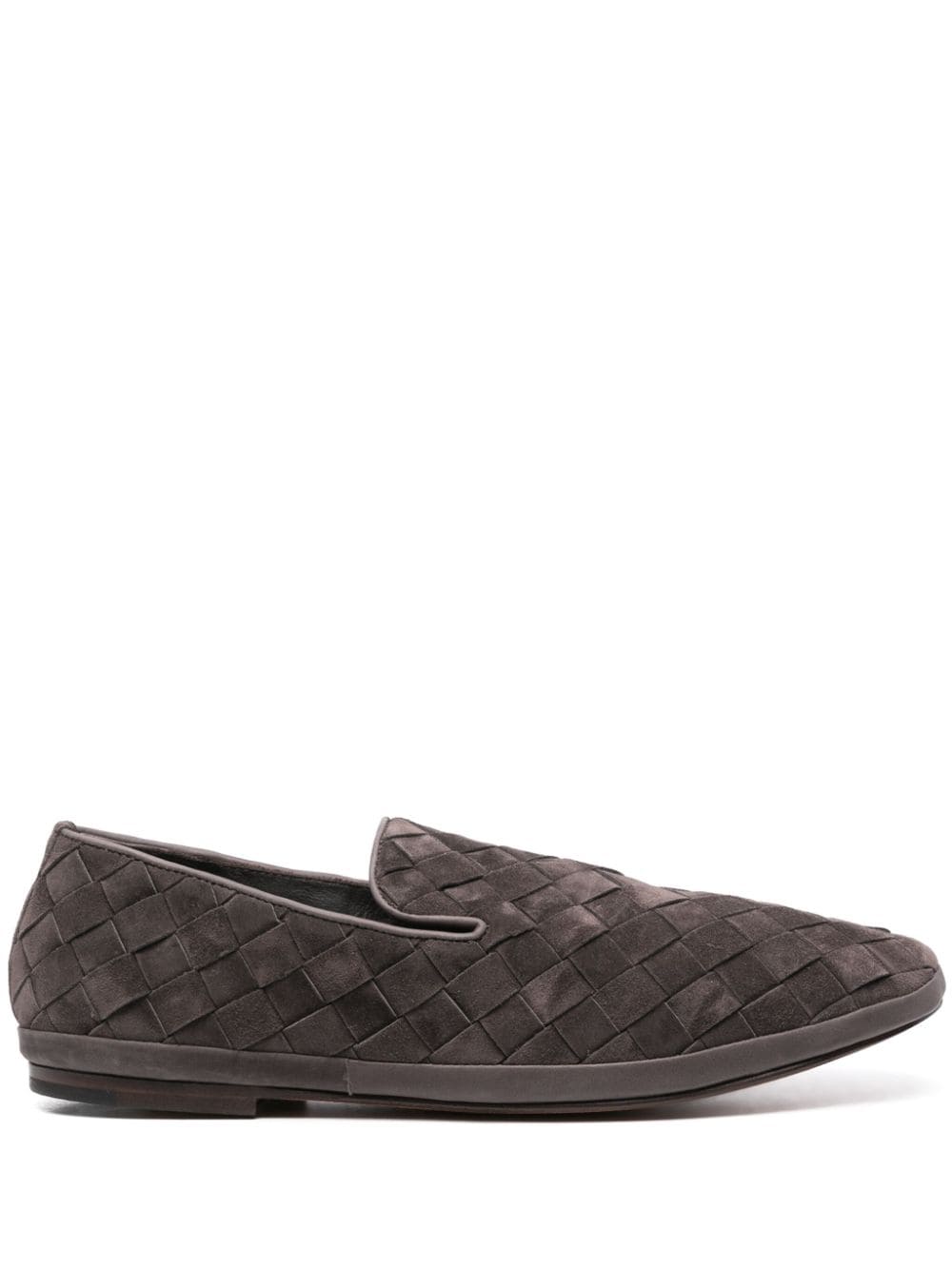 Henderson Baracco Guinea Loafer aus Wildleder - Grau von Henderson Baracco