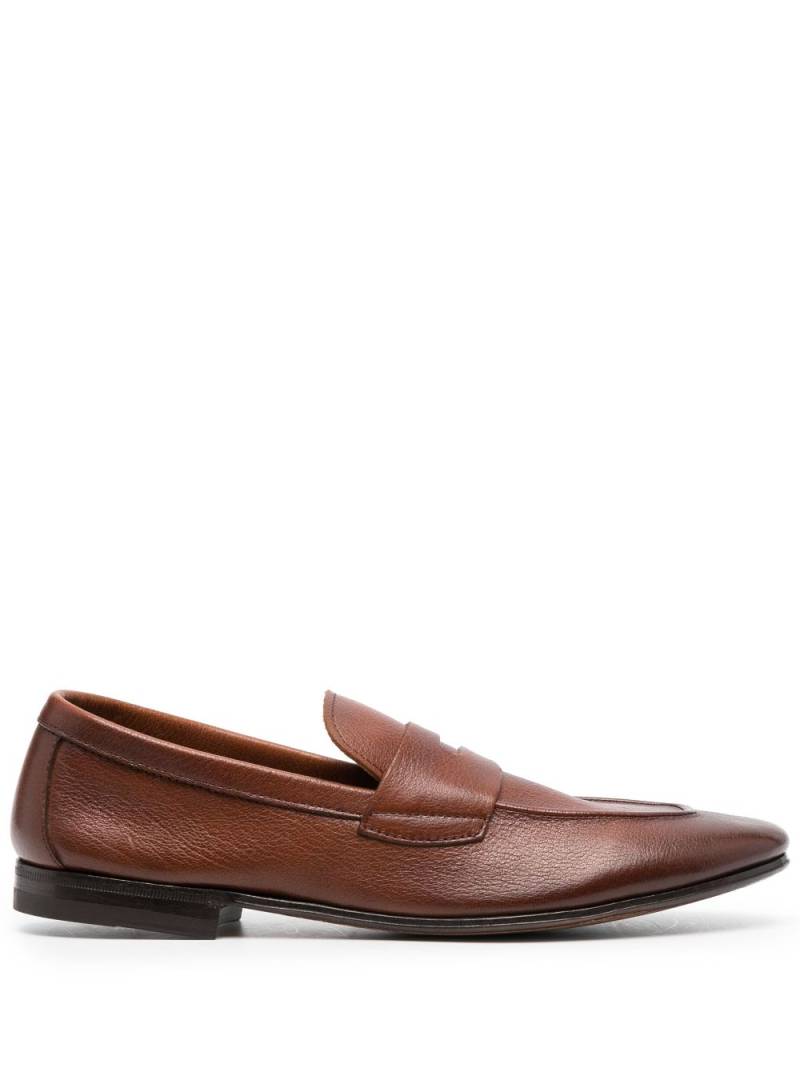 Henderson Baracco Loafer aus strukturiertem Leder - Braun von Henderson Baracco