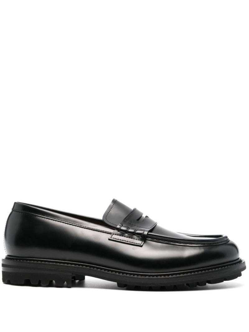 Henderson Baracco Penny-Loafer mit Glanzoptik - Schwarz von Henderson Baracco