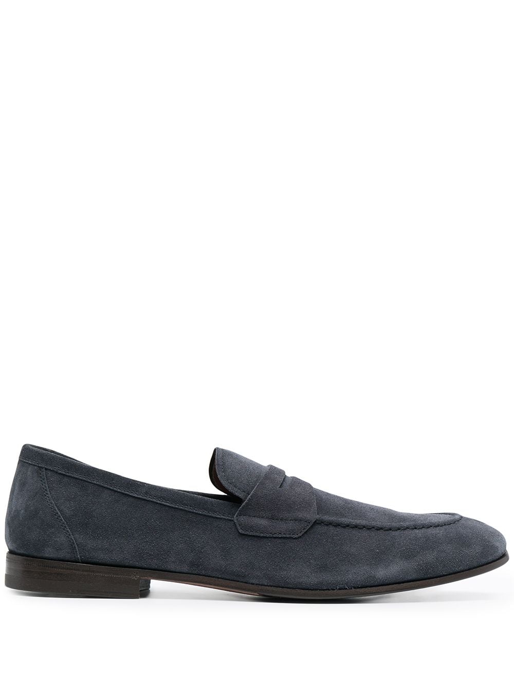 Henderson Baracco Penny-Loafer mit mandelförmiger Kappe - Blau von Henderson Baracco