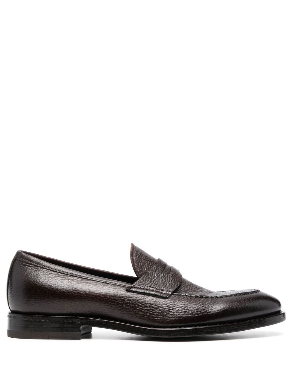 Henderson Baracco Loafer aus strukturiertem Leder - Braun von Henderson Baracco