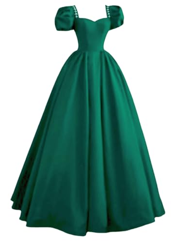 Hengsha Pling Viktorianisches Prinzessinnenkleid für Damen, Übergröße, 18. Jahrhundert, Rokoko-Ballkleider, Blaugrün/Ein Hauch von Paradies (Trace of Paradise), 3X-Groß von Hengsha Pling