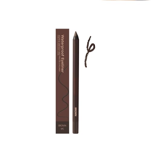 Wasserfestes Eyeliner-Stifte-Set (7 Farben), wischfeste und lang anhaltende Augen-Make-up-Stifte, ultra-cremige Formel für einen Eyeliner mit Flügeln, einfache Anwendung für Anfänger (Brown) von Hengxuan