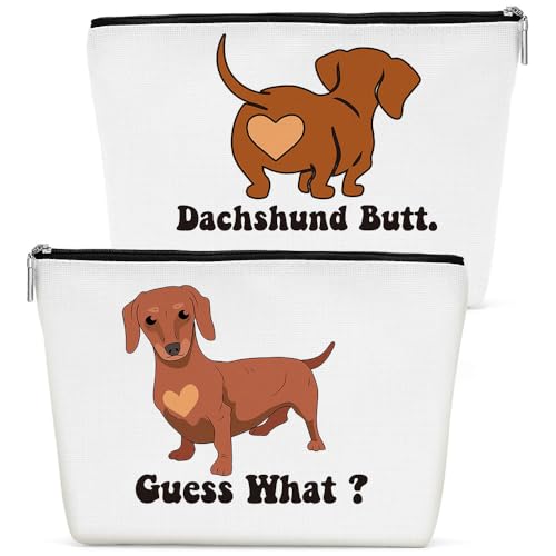 Henhesaha Kosmetiktasche für Damen 140, Guess1Dachs, 9.7x6.8inches von Henhesaha