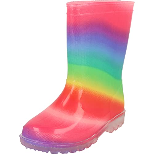 Henkelmann Mädchen Schuhe Gummistiefel 1XP0012401 Regenbogen Wasserdicht (numeric_23) von Henkelmann