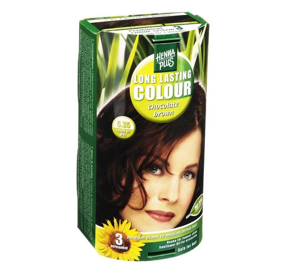 Henna Plus Haarfarbe Haarfarbe - 5.35 Schokoladenbraun 100ml von Henna Plus