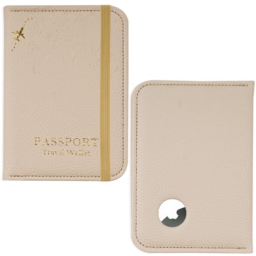 Hennaja Reisepasshülle mit Airtag-Schlitz, Airtag-Reisepasshülle für Männer und Frauen, schlanke Leder-Reisepasshülle, Familie, für Reisen, Anti-Verlust, 1-weiß, 1Pcs, Minimalistisch Hennaja Reisepasshülle mit Airtag-Schlitz, Airtag-Reisepasshülle für Männer und Frauen, schlanke Leder-Reisepasshülle, Familie, für Reisen, Anti-Verlust, 1-weiß, 1Pcs, Minimalistisch von Hennaja