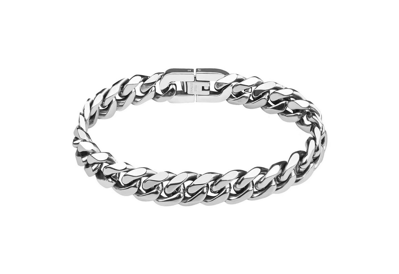 Henreal Edelstahlarmband Set Herren Edelstahl Armband Panzerkette für Männer/Jungen Glieder von Henreal