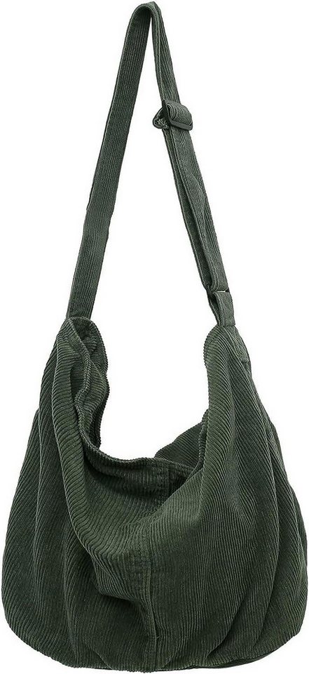 Henreal Schultertasche Cord Umhängetasche Casual Crossbody Mode Retro große Tasche (1-tlg) von Henreal