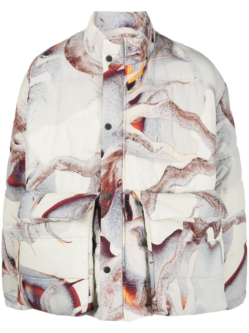 Henrik Vibskov Tabasco Jacke mit grafischem Print - Nude von Henrik Vibskov