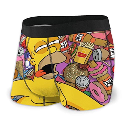 Henrnt Simpsons Herren Boxershorts Lithe atmungsaktiv Gr. X-Large, Schwarz von Henrnt