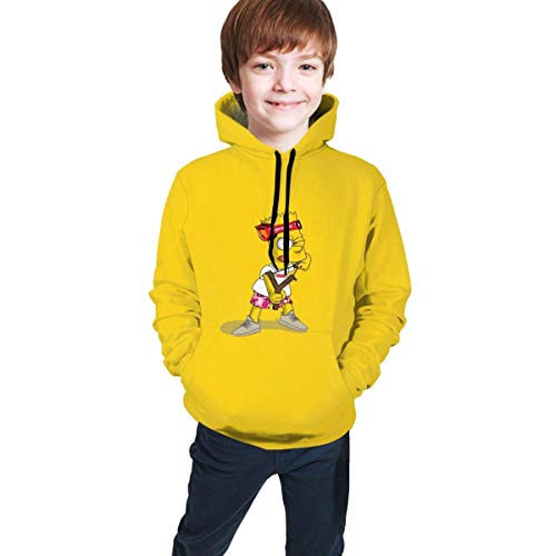 Henrnt The Simpsons Sweater Kapuzenpullovers for Boys Girls Kids, Applicable in Autumn and Winter von Henrnt