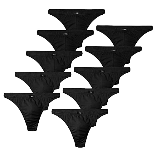 Henry I Seal HIS HIS Herren-Stringslip HIS kurz geschnitten Baumwolle 10er Pack S 4, 10 x schwarz von Henry I. Siegel (H.I.S)