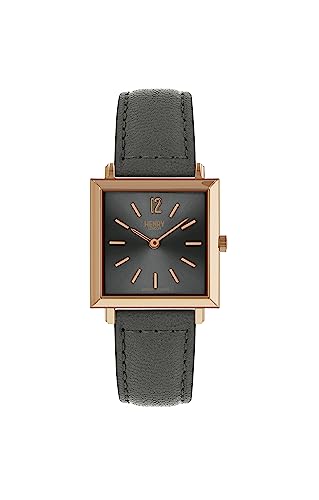 Henry London Unisex Erwachsene Analog Quarz Uhr mit Leder Armband HL26-QS-0262 von Henry London