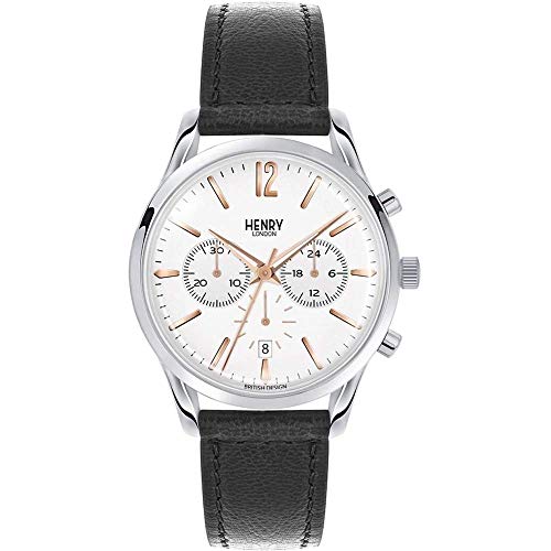 Henry London Unisex Erwachsene Analog Quarz Uhr mit Leder Armband HL39-CS-0009 Henry London Unisex Erwachsene Analog Quarz Uhr mit Leder Armband HL39-CS-0009 von Henry London