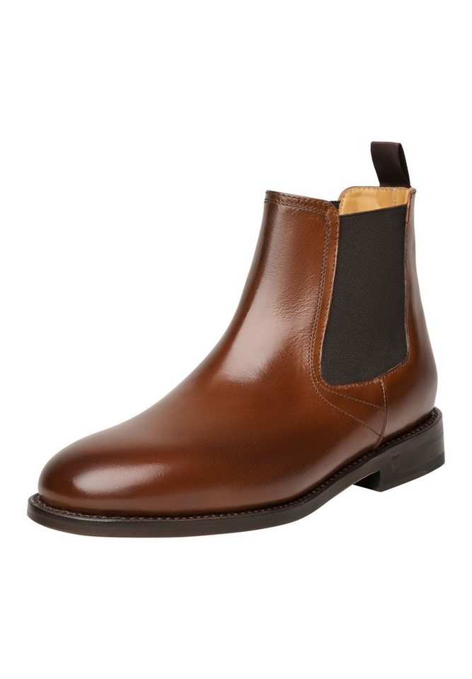 Henry Stevens Ella CB Businessschuh Schlupfboots Damen Chelsea Boots Leder handgefertigt, Stiefelette von Henry Stevens