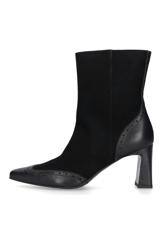 Henry Stevens Madison ZB70 Schlupfboots Damen Stiefelette mit Absatz handgefertigt, Lederschuh von Henry Stevens