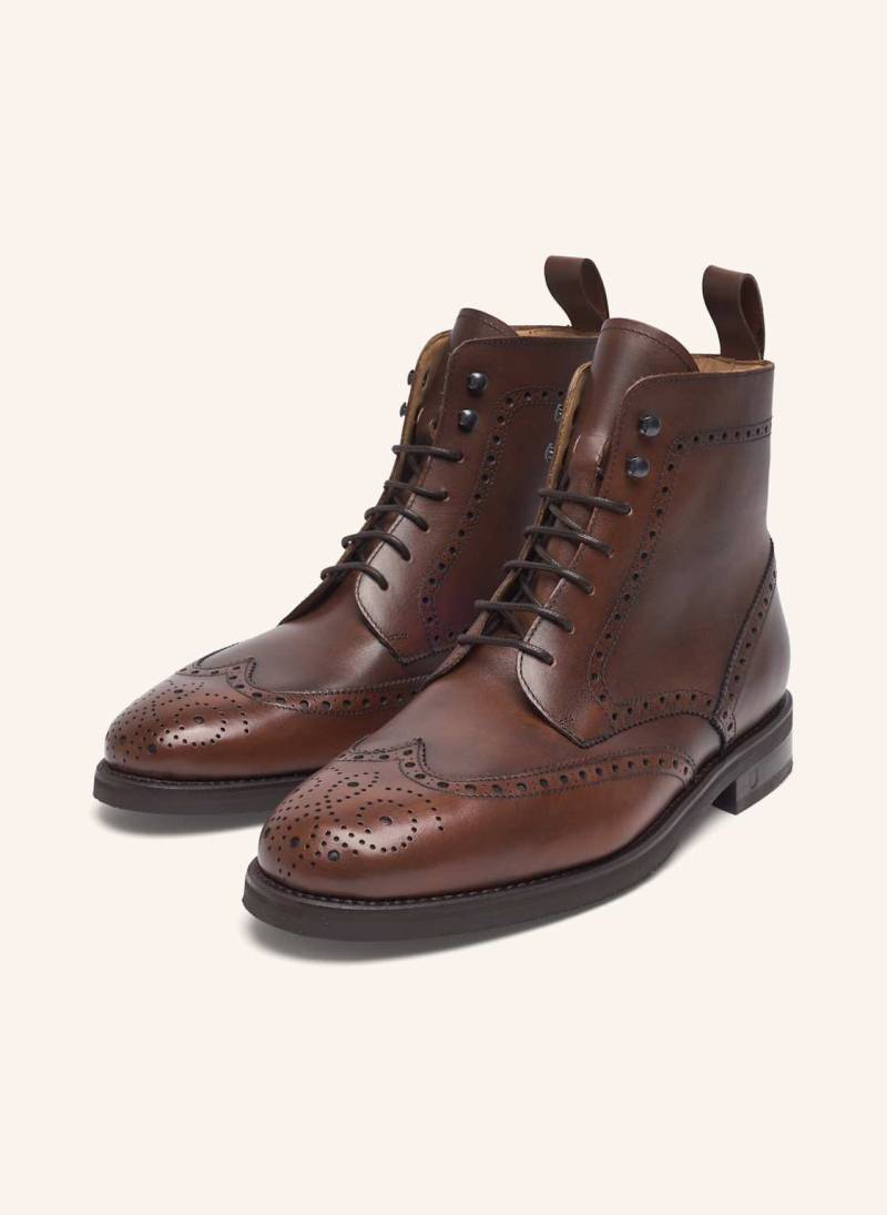 Henry Stevens Schnürboots Winston fbdb2 braun von Henry Stevens