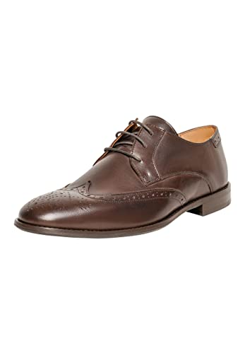 Henry Stevens Wallace FBD - Handgefertigter Full Brouge Derby Schnürer Herrenschuh aus Leder | Businessschuh für Herren von Henry Stevens