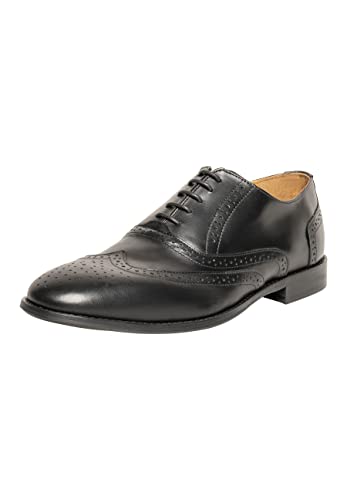 Henry Stevens Wallace FBO - Handgefertigter Full Brouge Oxford Schnürer Herrenschuh aus Leder | Businessschuh für Herren von Henry Stevens