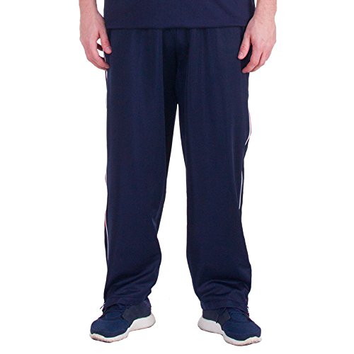 Henry Terre Herren Reha Sweat Hose Sporthose Durchgehender Reißverschluss, Farbe:Navy, Größe:L von Henry Terre