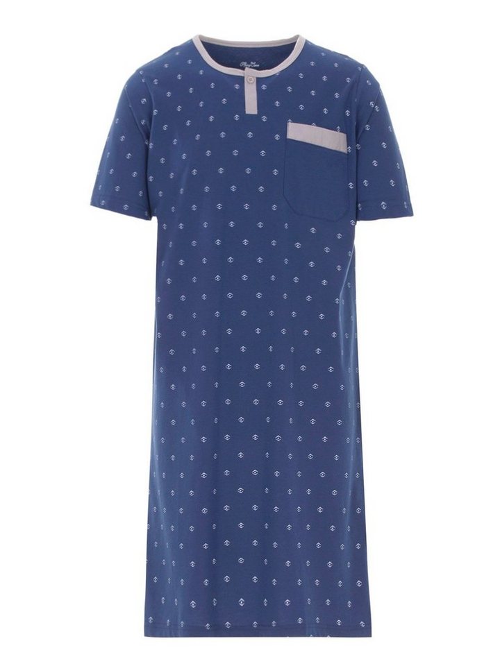 Henry Terre Nachthemd Nachthemd Kurzarm - Muster Auge von Henry Terre