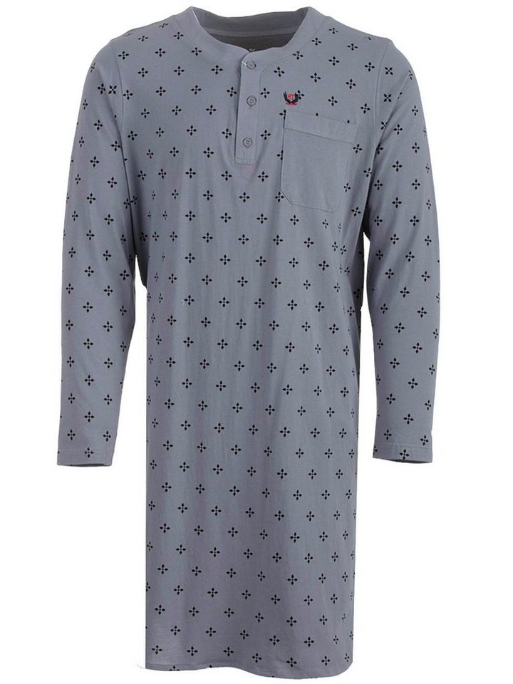 Henry Terre Nachthemd Nachthemd Langarm - Kreuz (HT) von Henry Terre