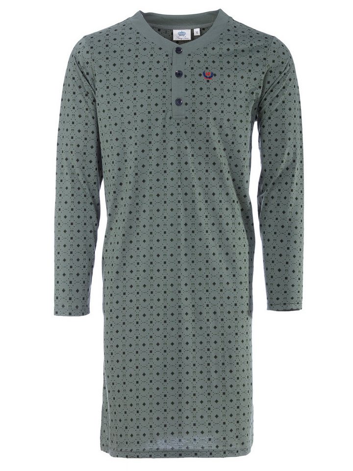Henry Terre Nachthemd Nachthemd langarm - Leon Mosaik Design von Henry Terre