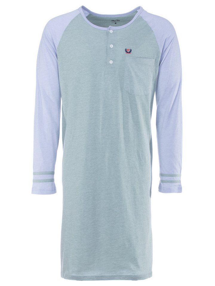 Henry Terre Nachthemd Nahthemd langarm - Roman Sport-Design von Henry Terre