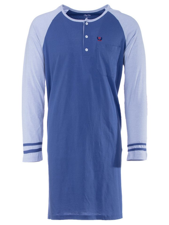 Henry Terre Nachthemd Nahthemd langarm - Roman Sport-Design von Henry Terre