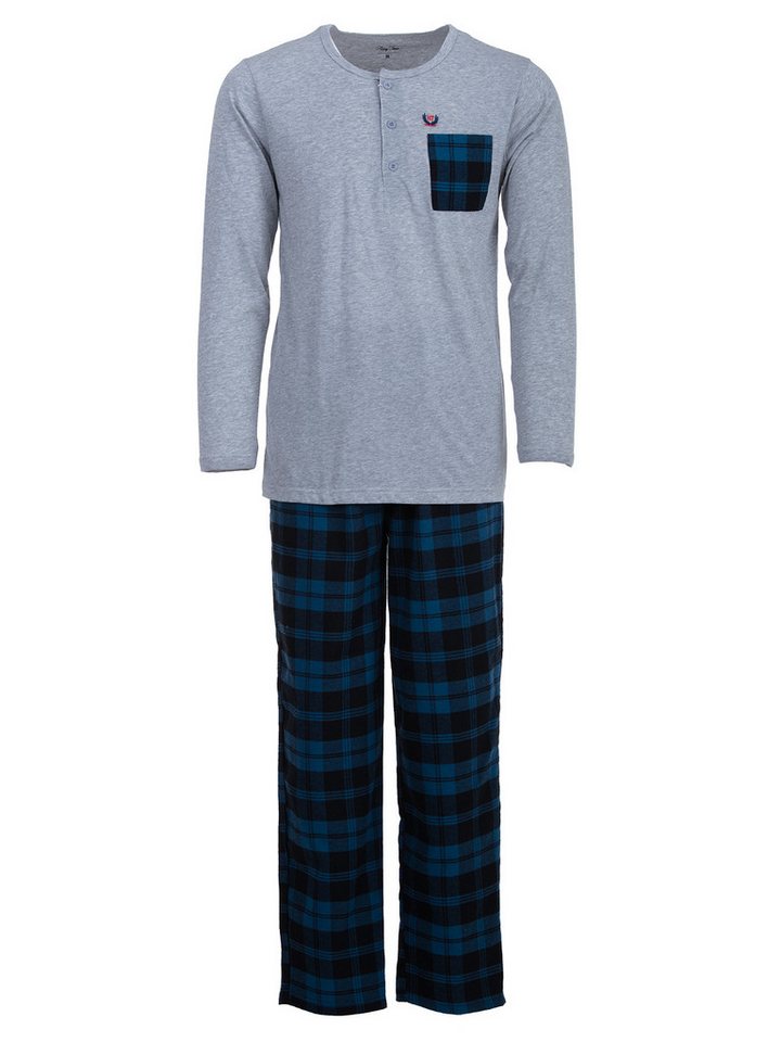 Henry Terre Schlafanzug Pyjama Set Langarm - Carlo Karo von Henry Terre