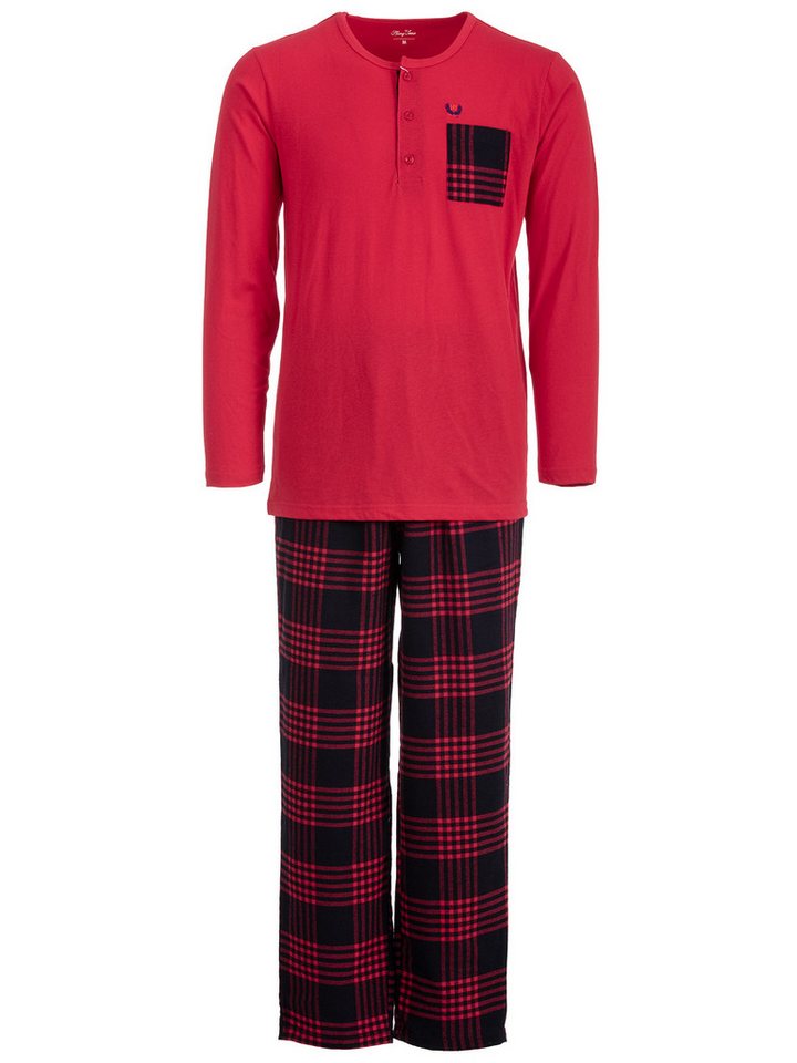 Henry Terre Schlafanzug Pyjama Set Langarm - Carlo Karo von Henry Terre