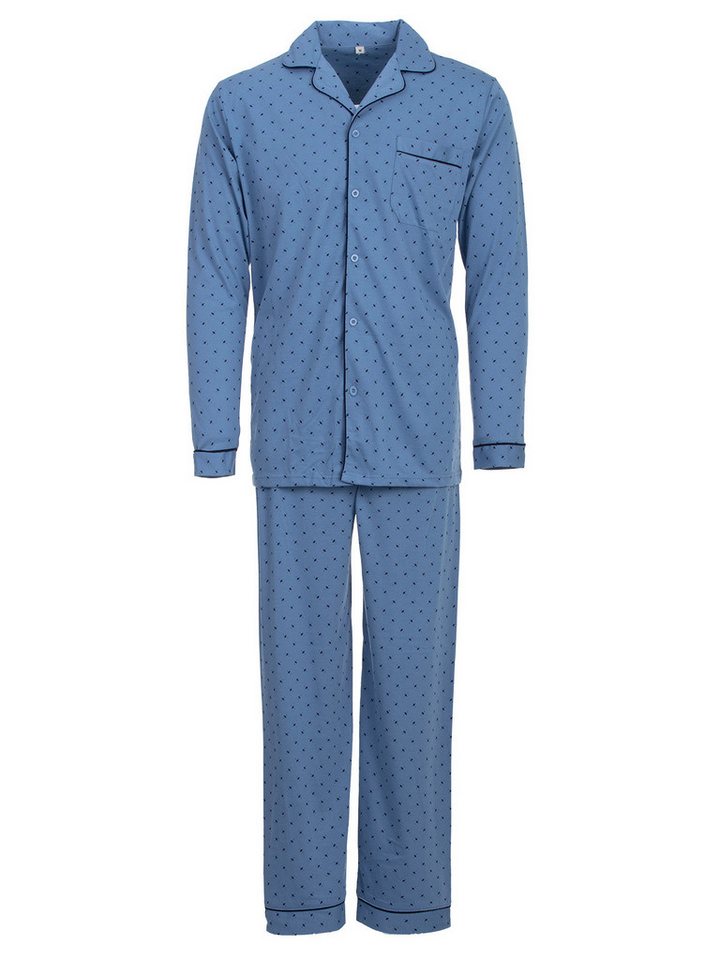 Henry Terre Schlafanzug Pyjama Set Langarm - Diamant von Henry Terre