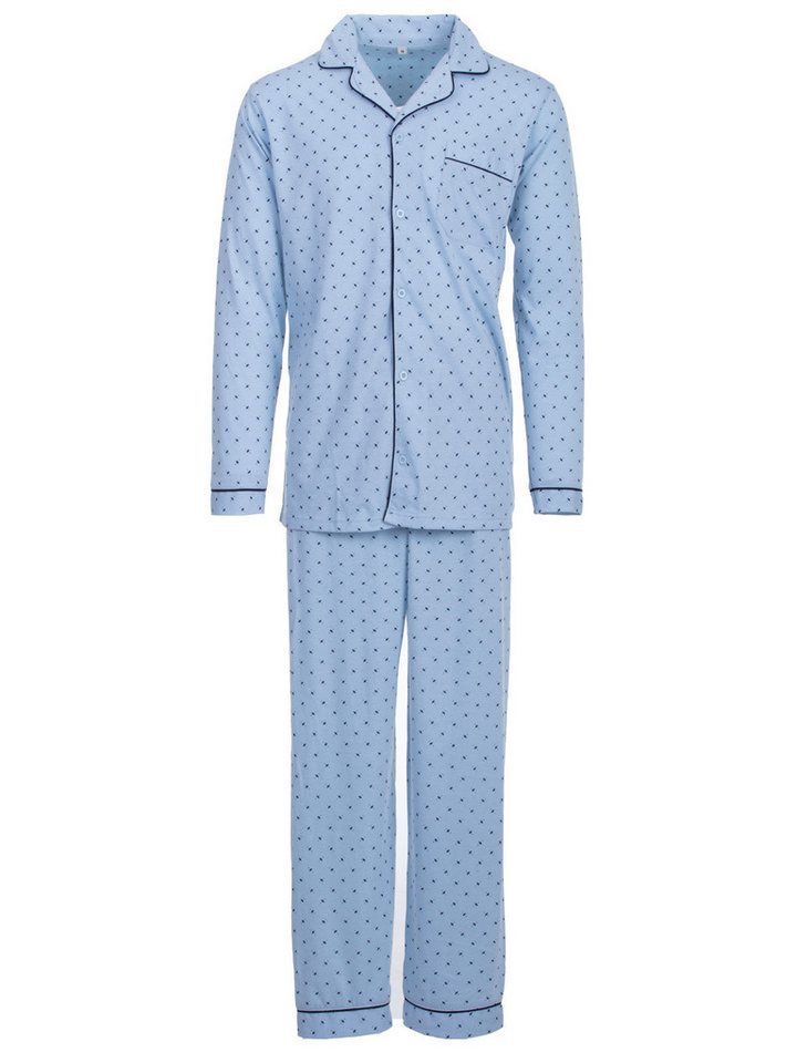 Henry Terre Schlafanzug Pyjama Set Langarm - Diamant von Henry Terre