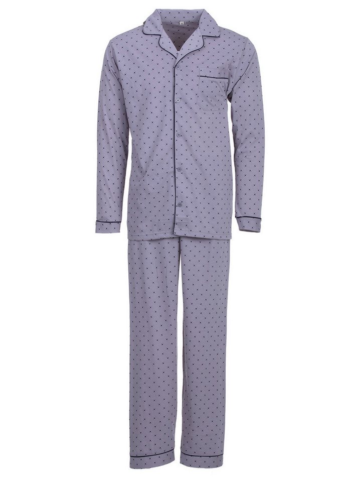 Henry Terre Schlafanzug Pyjama Set Langarm - Diamant von Henry Terre