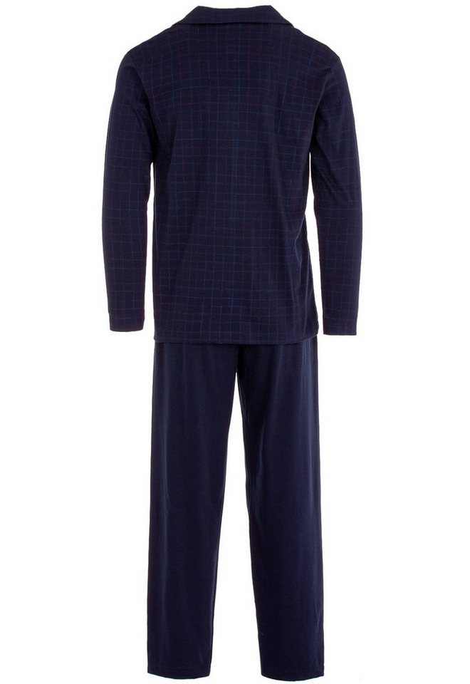 Henry Terre Schlafanzug Pyjama Set Langarm - Kariert von Henry Terre