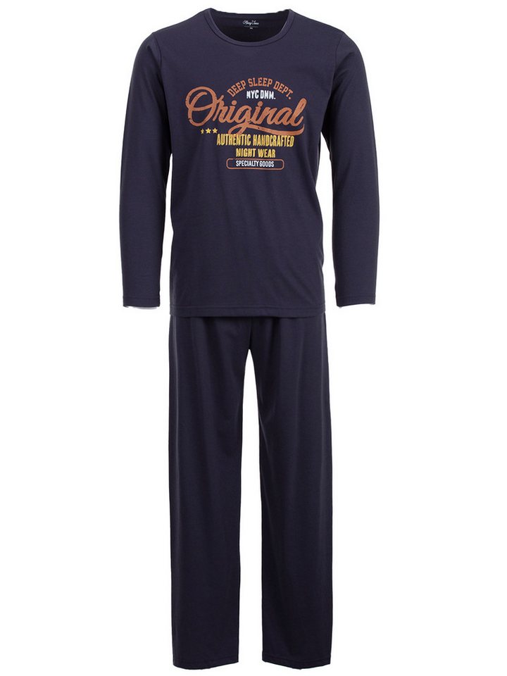 Henry Terre Schlafanzug Pyjama Set Langarm - Original Authentic Nightwear von Henry Terre