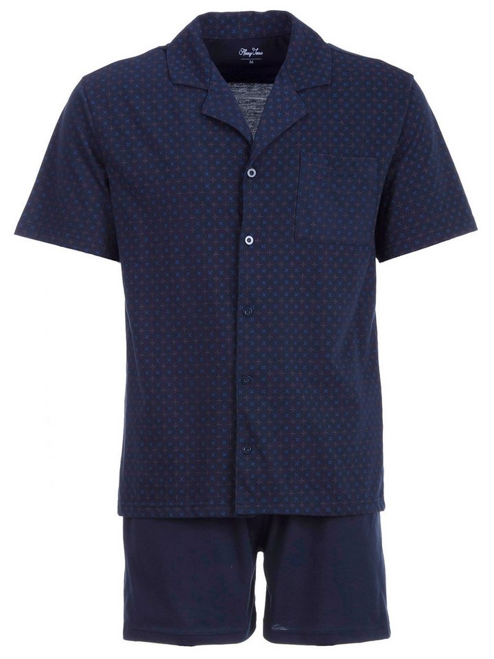 Henry Terre Schlafanzug Pyjama Set Shorty - Karl Kreuz von Henry Terre