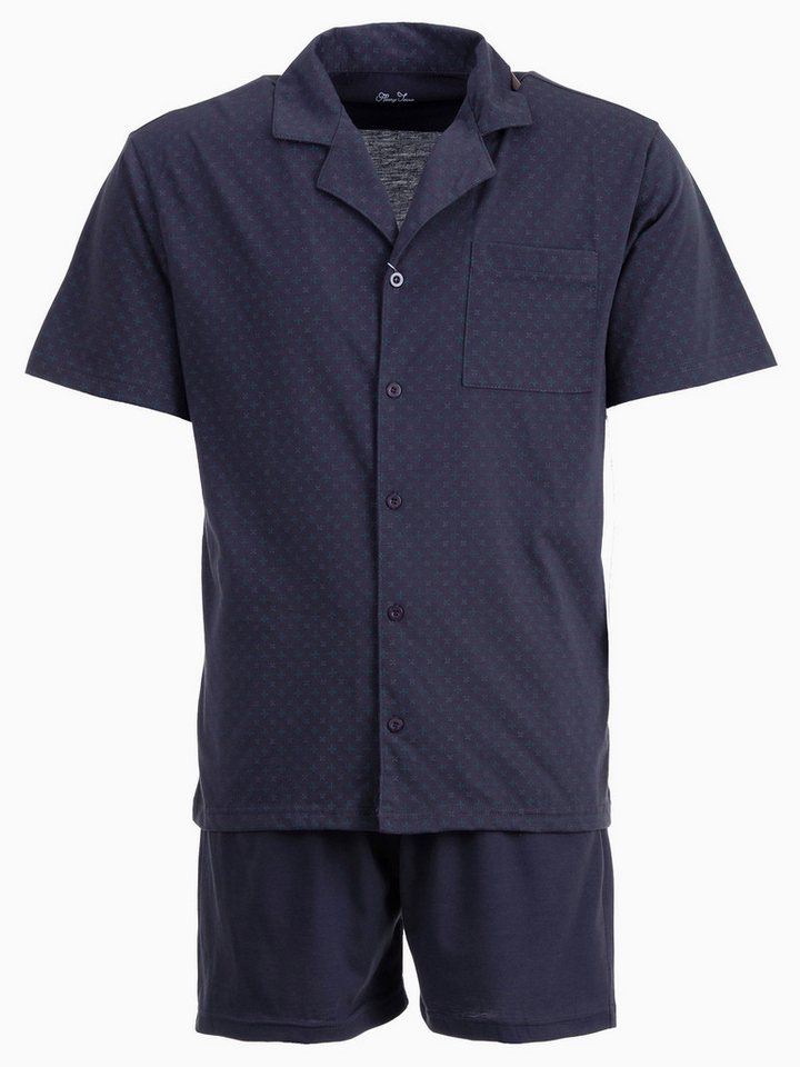 Henry Terre Schlafanzug Pyjama Set Shorty - Karl Kreuz von Henry Terre