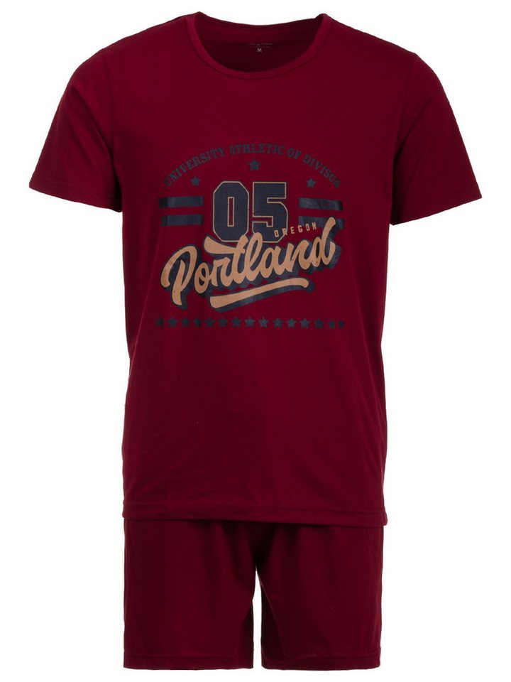 Henry Terre Schlafanzug Pyjama Set Shorty - Oregon Portland von Henry Terre
