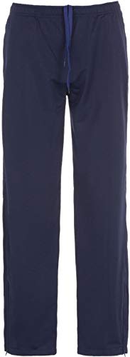 Henry Terre Trainingshose Herren Jogginghose Reißverschluss unten Hose Unisex Fussball Sport S-3XL, Farbe:Navy, Größe:L von Henry Terre